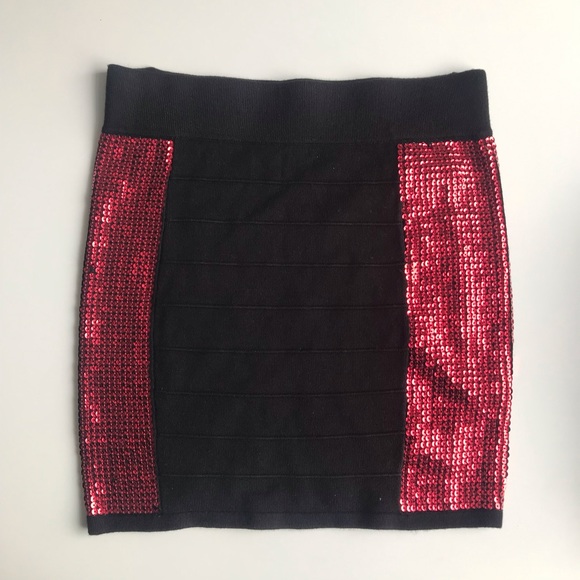 Forever 21 Dresses & Skirts - Red Sequin Bodycon Skirt